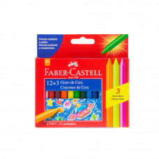 Crayon De Cera Faber Castell Ht141015 12 Col. Standar 