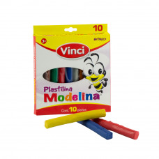 Plasticina Vinci 180 Gr. Caja X 10 Barras De Colores
