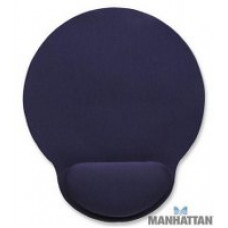 Manhattan 434386 Mouse Pad Con Respaldo Para Muñeca Gel Color Azul
