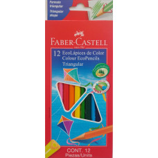 Crayón De Madera Faber Castell Largo 12 Colores