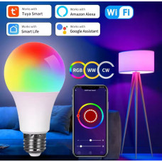 Foco LED Inteligente Wi-Fi RGB+W multicolor de 10 W (800 lúmenes)
